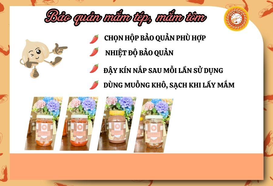 bảo quản mắm