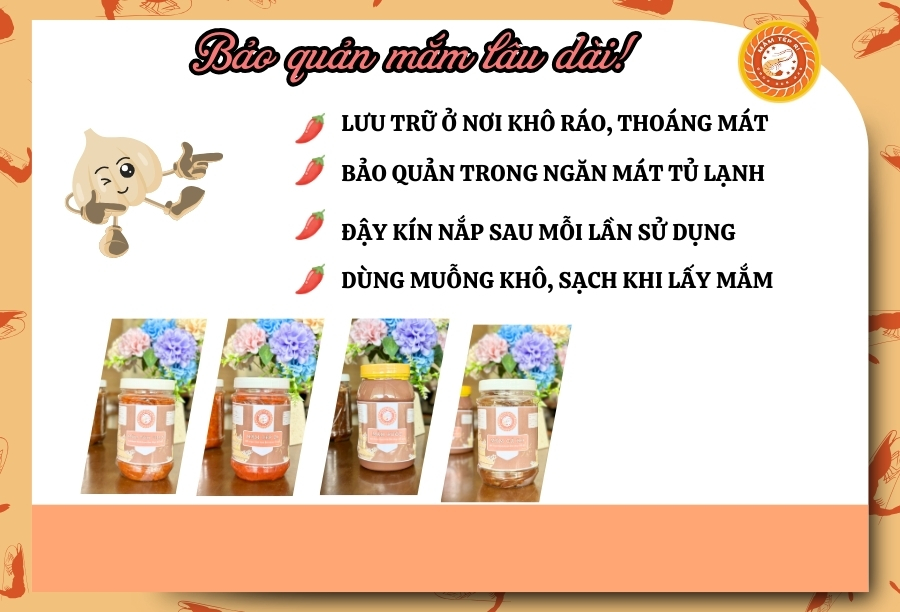 Bảo quản mắm