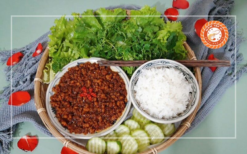 bát mắm ruốc chưng